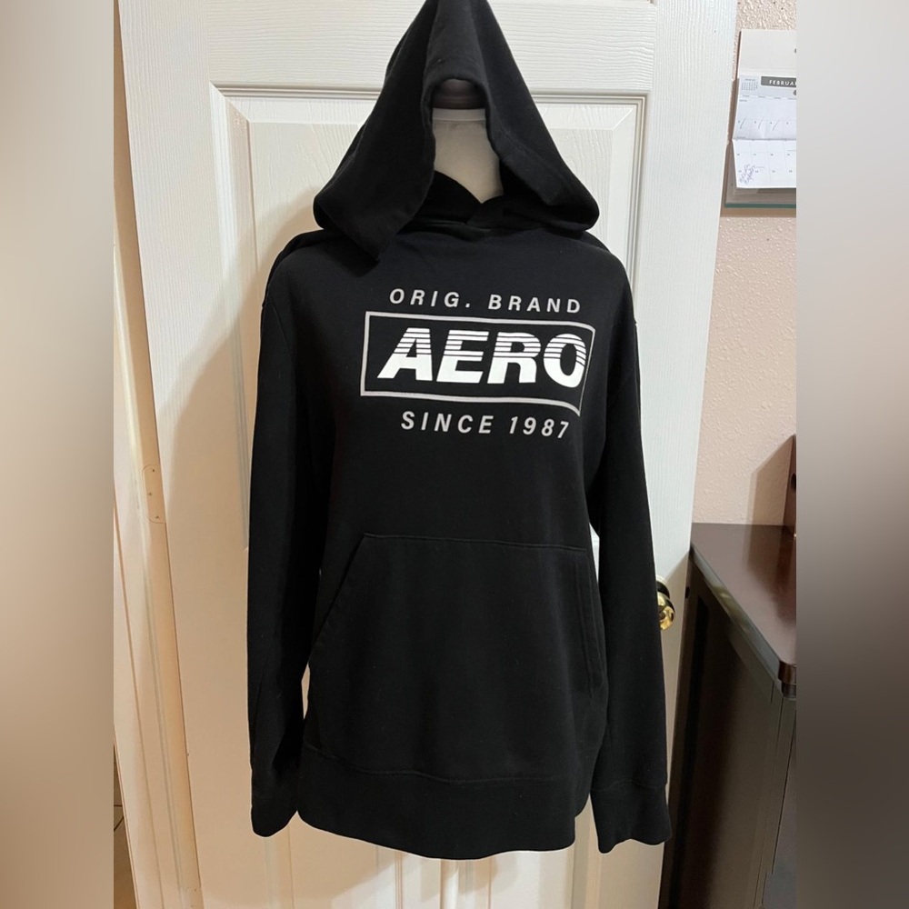 Aeropostal black and white Hoodie